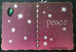 Waiting for Santa Kitty Acrylic e-Packet